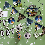 Fotbal nápis Happy Birthday 180 cm x 13,5 cm